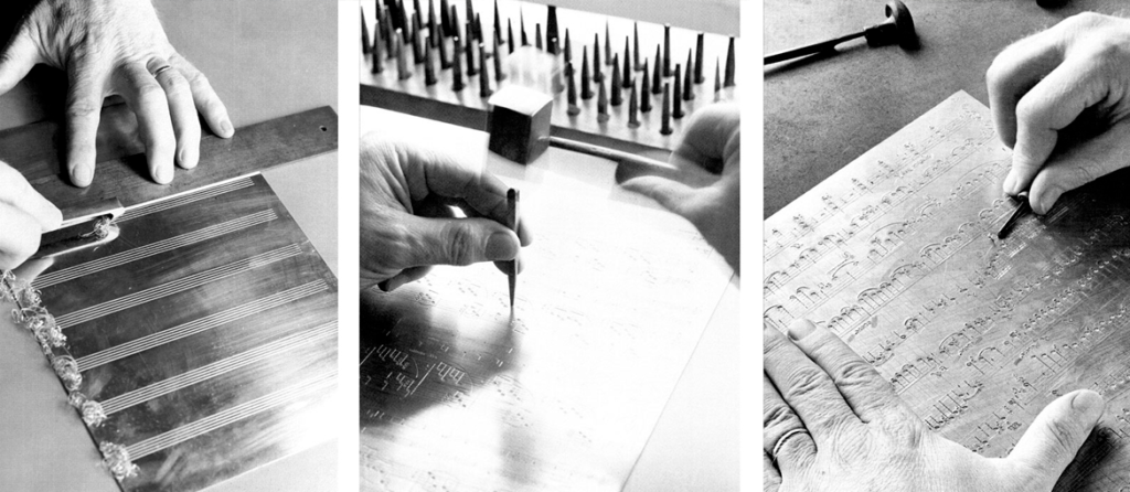 Printing music: trivia and history of sheet music